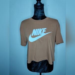 Nike Women's Tan Crop Top